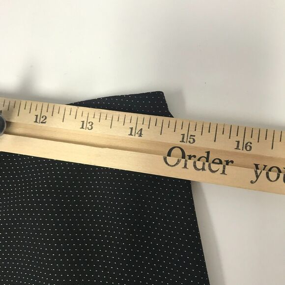 Vintage Anne Klein Skirt Womens 8 Black White Polka Dot A Line Flat Front AS IS - Picture 8 of 11